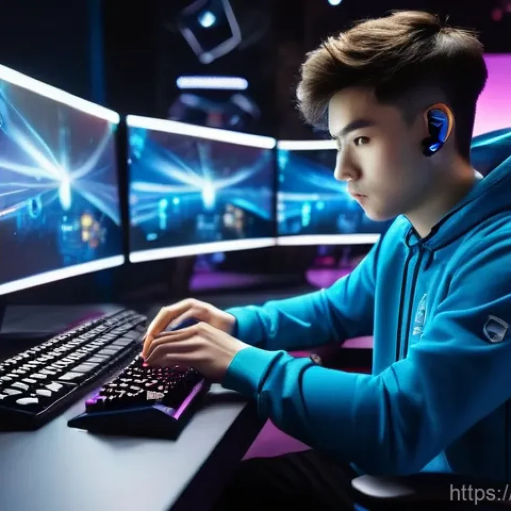 히트2 최고 레벨 달성법 - **Prompt:** A focused young gamer (male, around 16 years old), dressed in a casual yet stylish track...