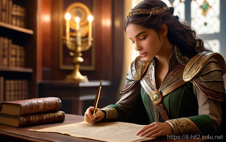 히트2 희귀 코스튬 제작법 - **Prompt 1: The Visionary Collector**
    A young, determined female adventurer, with a keen eye for...