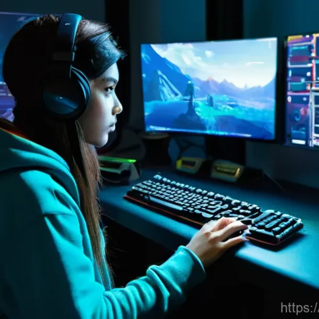 히트2 이벤트 참여 보상 - **Prompt 1: The Strategist's Study**
"A wide-angle shot of a young adult gamer, gender-neutral, ...