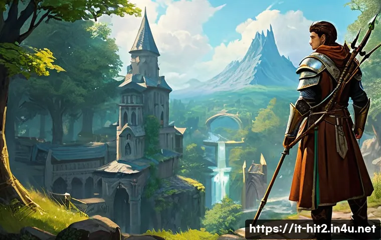 히트2 무과금 유저 생존법 - **Prompt 1: Strategic Beginnings in a Fantasy MMORPG**
    A group of three diverse young adult adve...