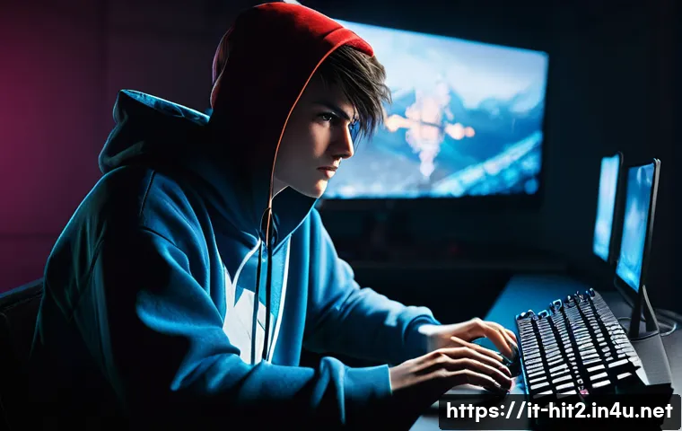 히트2 버그 신고 방법 - **Prompt:** A young adult gamer (male or female, fully dressed in a casual hoodie and jeans) is seat...