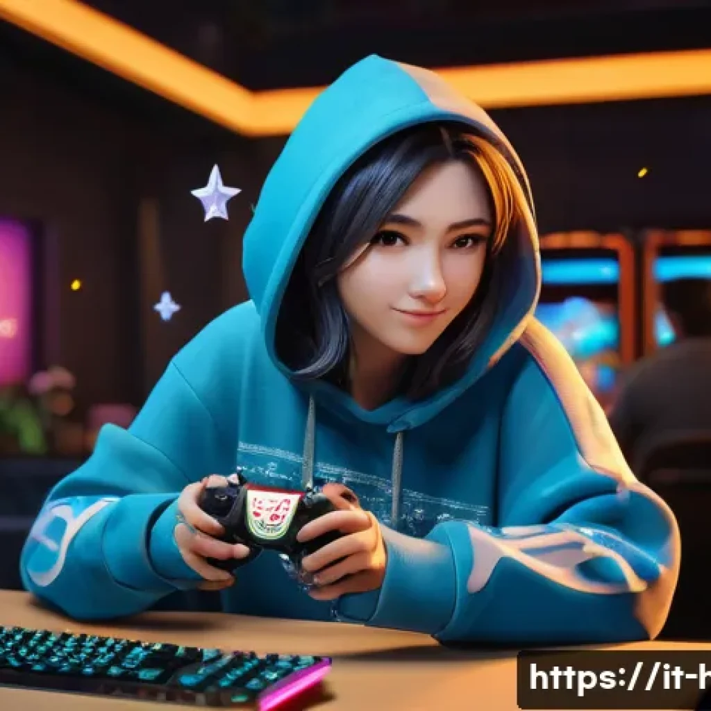 히트2 무소과금 유저 공략 - **Prompt:** A determined young adult female player, casually dressed in a gaming hoodie and jeans, s...