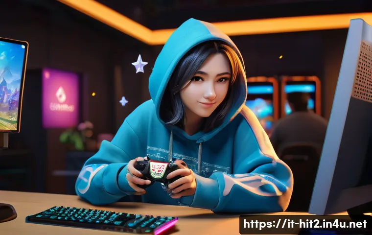 히트2 무소과금 유저 공략 - **Prompt:** A determined young adult female player, casually dressed in a gaming hoodie and jeans, s...